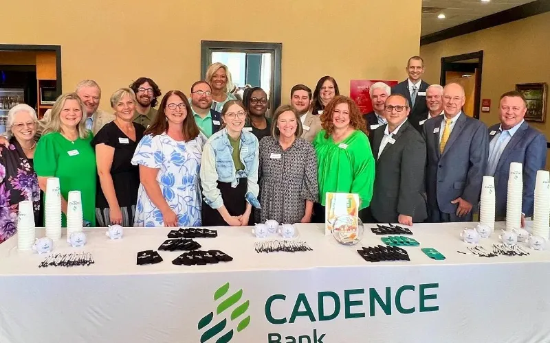 Cadence Bank at the Olive Branch Chamber Expo.